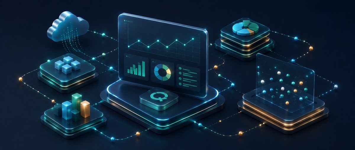 analytics dashboard with advanced data visualization